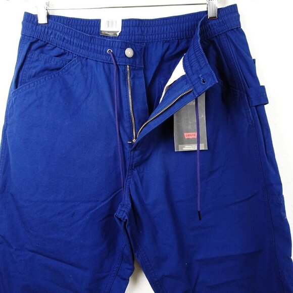 Levi's Marine Carpenter Pants Men's Size M Blue Canvas Loose Fit - Picture 4 of 10